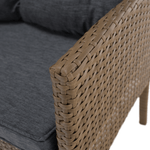 Casa si Gradina - Gradina si terasa - Mobilier exterior - Seturi mobila gradina - Set de gradina din ratan, culoare naturala / gri deschis, RANDI - Infinity.ro