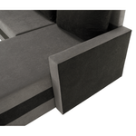 Casa si Gradina - Mobilier - Canapele si coltare - Coltare - Canapea universala, gri / negru, PAULITA U - Infinity.ro