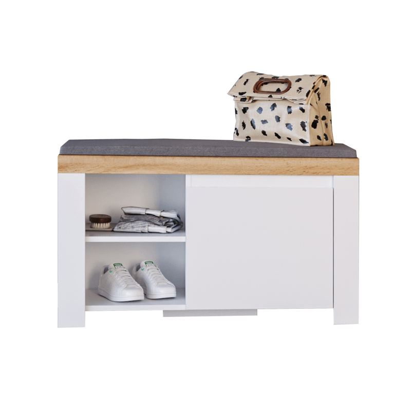 Casa si Gradina - Mobilier - Dulapuri si sifoniere - Dulapuri pantofi - Suport pentru pantofi 1D, alb / stejar Wotan, VILGO - Infinity.ro
