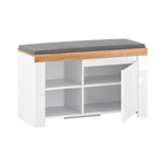 Casa si Gradina - Mobilier - Dulapuri si sifoniere - Dulapuri pantofi - Suport pentru pantofi 1D, alb / stejar Wotan, VILGO - Infinity.ro