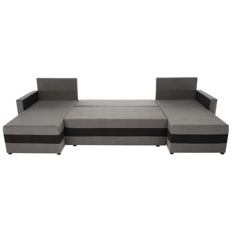 Casa si Gradina - Mobilier - Canapele si coltare - Coltare - Canapea universala, gri / negru, PAULITA U - Infinity.ro