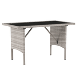 Casa si Gradina - Gradina si terasa - Mobilier exterior - Seturi mobila gradina - Set de gradina din ratan, gri deschis, LALEN - Infinity.ro