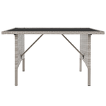 Casa si Gradina - Gradina si terasa - Mobilier exterior - Seturi mobila gradina - Set de gradina din ratan, gri deschis, LALEN - Infinity.ro