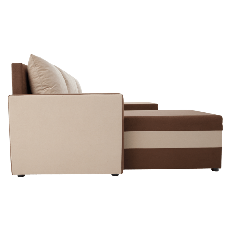 Casa si Gradina - Mobilier - Canapele si coltare - Coltare - Canapea universala, maro / bej, PAULITA U - Infinity.ro