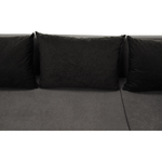 Casa si Gradina - Mobilier - Canapele si coltare - Coltare - Canapea universala, gri / negru, PAULITA U - Infinity.ro