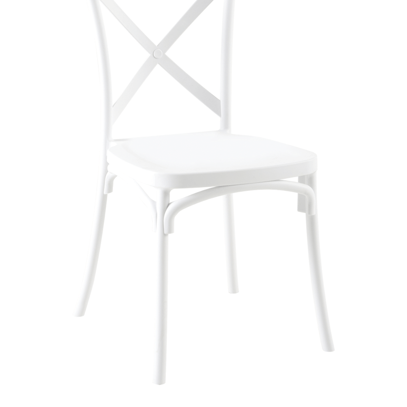 Casa si Gradina - Gradina si terasa - Mobilier exterior - Scaune si sezlonguri gradina - Scaun, pliabil, alb, SAVITA - Infinity.ro