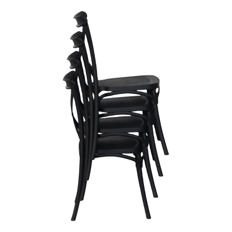 Casa si Gradina - Gradina si terasa - Mobilier exterior - Scaune si sezlonguri gradina - Scaun, pliabil, negru, SAVITA - Infinity.ro