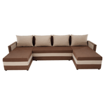 Casa si Gradina - Mobilier - Canapele si coltare - Coltare - Canapea universala, maro / bej, PAULITA U - Infinity.ro