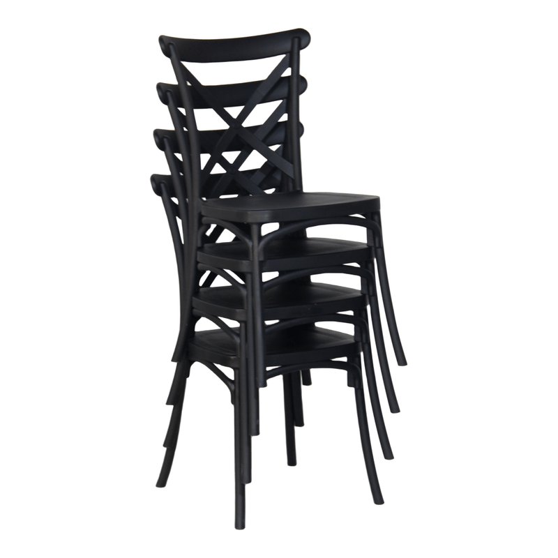 Casa si Gradina - Gradina si terasa - Mobilier exterior - Scaune si sezlonguri gradina - Scaun, pliabil, negru, SAVITA - Infinity.ro