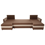 Casa si Gradina - Mobilier - Canapele si coltare - Coltare - Canapea universala, maro / bej, PAULITA U - Infinity.ro