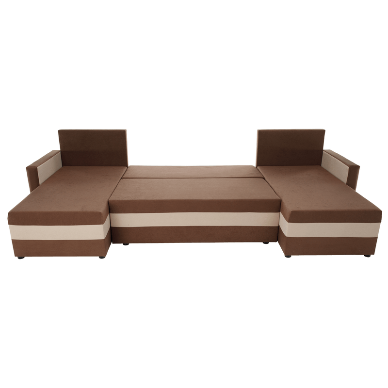 Casa si Gradina - Mobilier - Canapele si coltare - Coltare - Canapea universala, maro / bej, PAULITA U - Infinity.ro