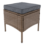 Casa si Gradina - Gradina si terasa - Mobilier exterior - Seturi mobila gradina - Set de gradina din ratan, culoare naturala / gri deschis, RANDI - Infinity.ro