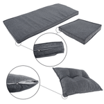 Casa si Gradina - Gradina si terasa - Mobilier exterior - Seturi mobila gradina - Set de gradina din ratan, culoare naturala / gri deschis, RANDI - Infinity.ro