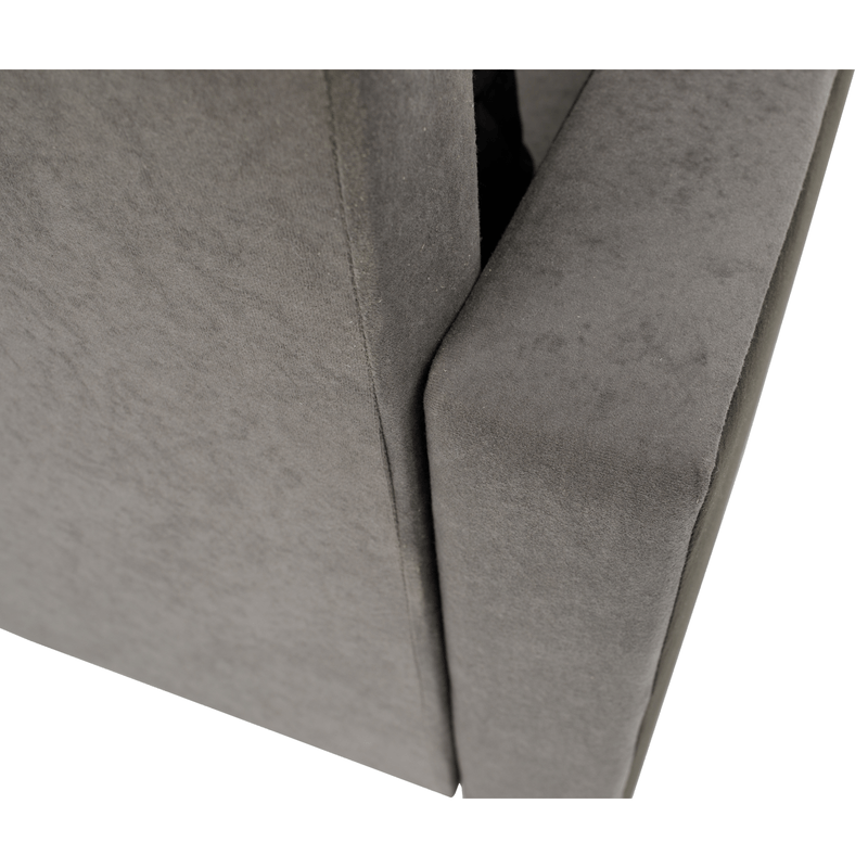 Casa si Gradina - Mobilier - Canapele si coltare - Coltare - Canapea universala, gri / negru, PAULITA U - Infinity.ro