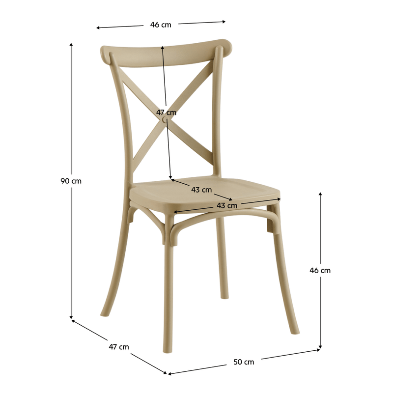 Casa si Gradina - Gradina si terasa - Mobilier exterior - Scaune si sezlonguri gradina - Scaun, pliabil, gri-maro, SAVITA - Infinity.ro