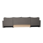 Casa si Gradina - Mobilier - Canapele si coltare - Coltare - Canapea universala, gri / negru, PAULITA U - Infinity.ro
