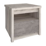 Casa si Gradina - Mobilier - Comode si corpuri - Noptiere - Noptiera 1S, castan Nairobi / onix, JESI - Infinity.ro