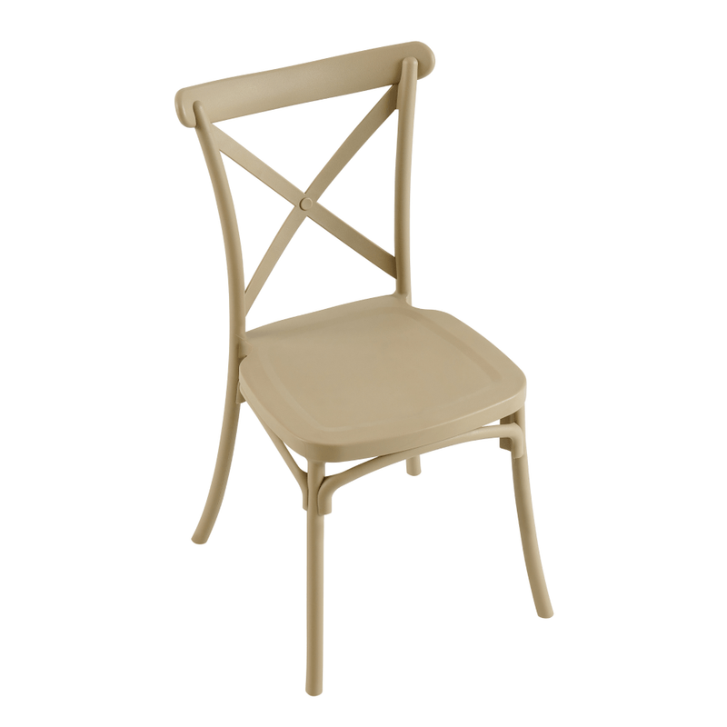 Casa si Gradina - Gradina si terasa - Mobilier exterior - Scaune si sezlonguri gradina - Scaun, pliabil, gri-maro, SAVITA - Infinity.ro