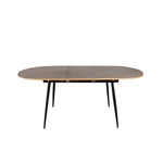 Casa si Gradina - Mobilier - Mese si birouri - Mese bucatarie si dining - Masa dining, pliabila, stejar / neagra 150-190x75 cm, TAMERON - Infinity.ro