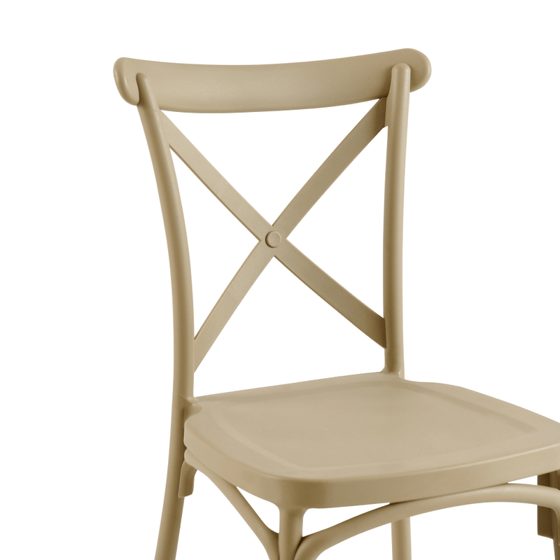 Casa si Gradina - Gradina si terasa - Mobilier exterior - Scaune si sezlonguri gradina - Scaun, pliabil, gri-maro, SAVITA - Infinity.ro