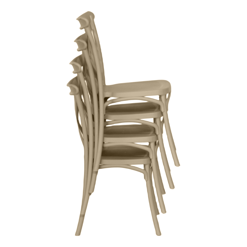 Casa si Gradina - Gradina si terasa - Mobilier exterior - Scaune si sezlonguri gradina - Scaun, pliabil, gri-maro, SAVITA - Infinity.ro
