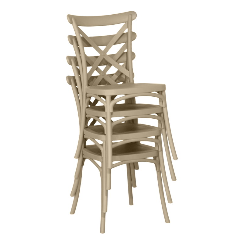 Casa si Gradina - Gradina si terasa - Mobilier exterior - Scaune si sezlonguri gradina - Scaun, pliabil, gri-maro, SAVITA - Infinity.ro