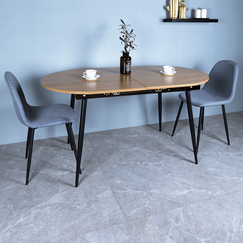Casa si Gradina - Mobilier - Mese si birouri - Mese bucatarie si dining - Masa dining, pliabila, stejar / neagra 150-190x75 cm, TAMERON - Infinity.ro
