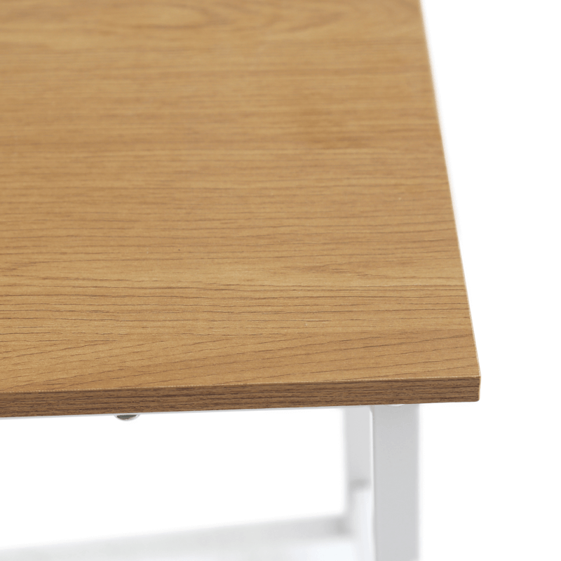 Casa si Gradina - Mobilier - Seturi de mobilier - Seturi mese si scaune - Set dining 1+2, stejar / alb, ZAFAR - Infinity.ro