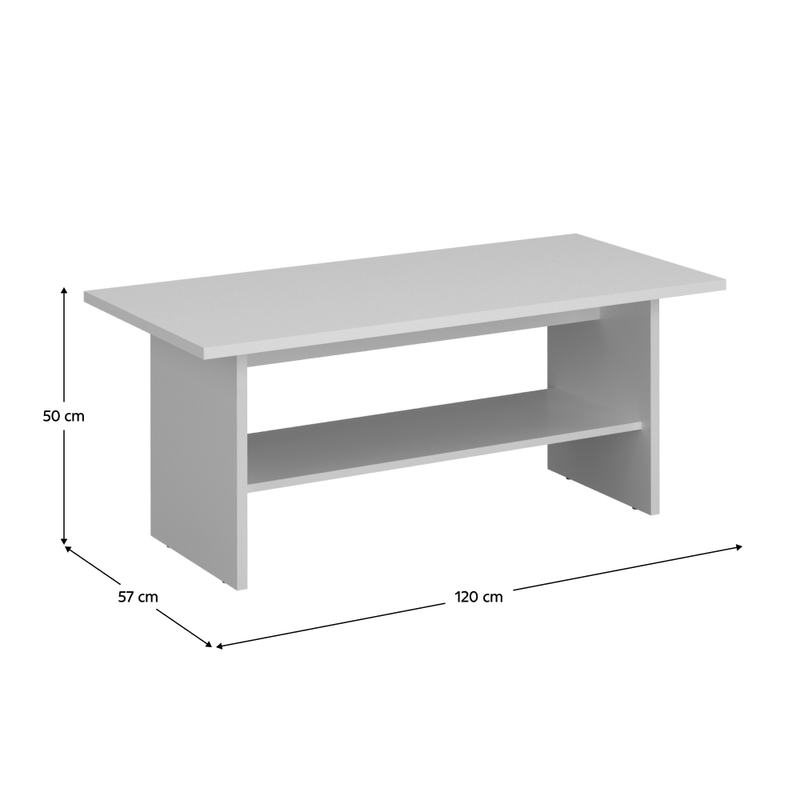 Casa si Gradina - Mobilier - Mese si birouri - Masute de cafea - Masuta de cafea 120, alba, ERODIN - Infinity.ro