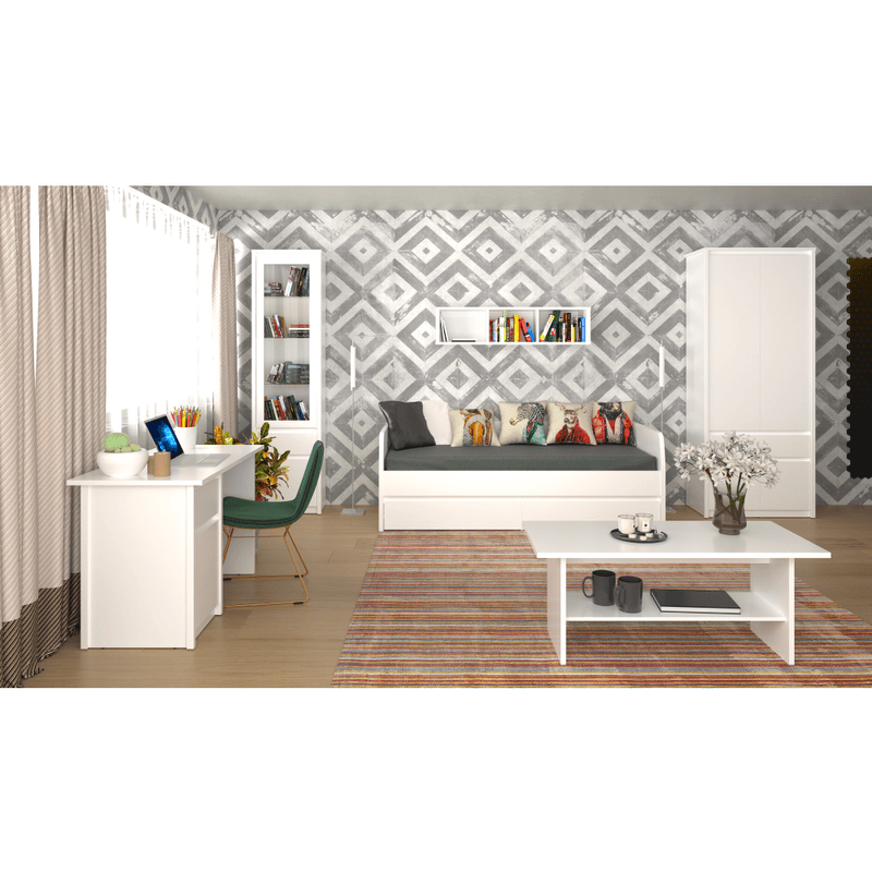Casa si Gradina - Mobilier - Mese si birouri - Masute de cafea - Masuta de cafea 120, alba, ERODIN - Infinity.ro