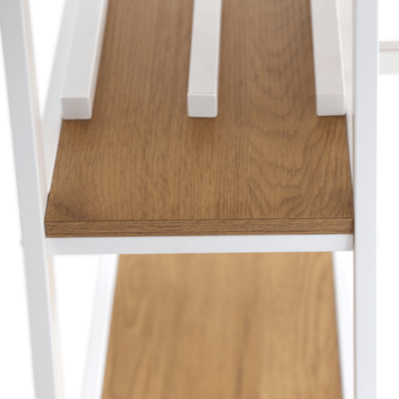 Casa si Gradina - Mobilier - Seturi de mobilier - Seturi mese si scaune - Set dining 1+2, stejar / alb, ZAFAR - Infinity.ro