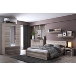 Casa si Gradina - Mobilier - Comode si corpuri - Noptiere - Noptiera 1S, castan Nairobi / onix, JESI - Infinity.ro