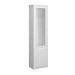 Casa si Gradina - Mobilier - Comode si corpuri - Corpuri bucatarie - Vitrina 1D1W1S, alba, ERODIN - Infinity.ro