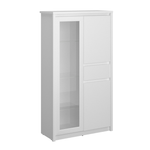 Casa si Gradina - Mobilier - Comode si corpuri - Corpuri bucatarie - Vitrina joasa 2D1W1S, alba, ERODIN - Infinity.ro