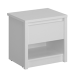 Casa si Gradina - Mobilier - Comode si corpuri - Noptiere - Noptiera 1S, alba, ERODIN - Infinity.ro