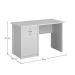 Casa si Gradina - Mobilier - Mobilier copii - Mobilier camera copiilor - Masa PC 1D1S/120, alba, ERODIN - Infinity.ro