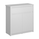 Casa si Gradina - Mobilier - Comode si corpuri - Corpuri bucatarie - Comoda 2D1S, alba, ERODIN - Infinity.ro