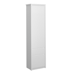 Casa si Gradina - Mobilier - Biblioteci si rafturi - Etajere - Etajera 2D1S, alb, ERODIN - Infinity.ro