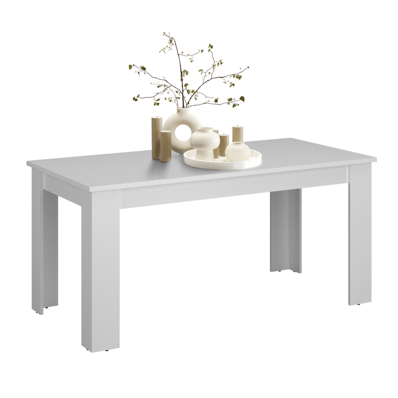 Casa si Gradina - Mobilier - Mese si birouri - Mese bucatarie si dining - Masa dining extensibila, alba, 160-210x90 cm, ERODIN - Infinity.ro