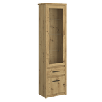 Casa si Gradina - Mobilier - Comode si corpuri - Corpuri bucatarie - Vitrina 1D1W1S, stejar Artisan, AIRON - Infinity.ro