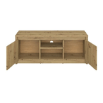 Casa si Gradina - Mobilier - Comode si corpuri - Comode - Masa TV 2D/125, stejar Artisan, AIRON - Infinity.ro