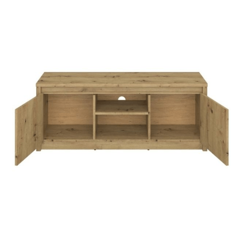 Casa si Gradina - Mobilier - Comode si corpuri - Comode - Masa TV 2D/125, stejar Artisan, AIRON - Infinity.ro