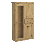 Casa si Gradina - Mobilier - Comode si corpuri - Corpuri bucatarie - Vitrina joasa 2D1W1S, stejar Artisan, AIRON - Infinity.ro