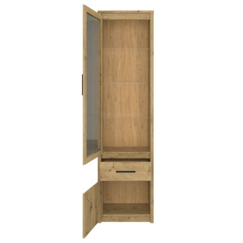 Casa si Gradina - Mobilier - Comode si corpuri - Corpuri bucatarie - Vitrina 1D1W1S, stejar Artisan, AIRON - Infinity.ro