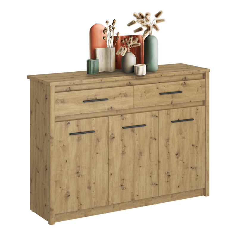 Casa si Gradina - Mobilier - Comode si corpuri - Comode - Comoda 3D2S, stejar Artisan, AIRON - Infinity.ro