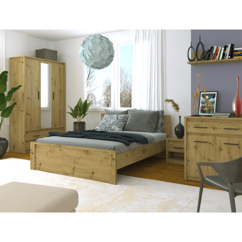 Casa si Gradina - Mobilier - Biblioteci si rafturi - Etajere - Raft suspendat 90, stejar Artisan, AIRON - Infinity.ro