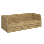 Casa si Gradina - Mobilier - Mobilier copii - Patuturi copii - Pat 2S, 90x200, stejar Artisan, AIRON - Infinity.ro