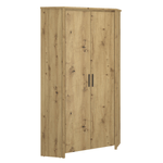 Casa si Gradina - Mobilier - Dulapuri si sifoniere - Dulapuri - Dulap de colt 2D, stejar Artisan, AIRON - Infinity.ro