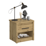 Casa si Gradina - Mobilier - Comode si corpuri - Noptiere - Noptiera 1S, stejar Artisan, AIRON - Infinity.ro