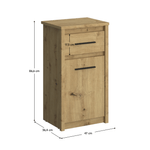 Casa si Gradina - Mobilier - Comode si corpuri - Comode - Comoda 1D1S, stejar Artisan, AIRON - Infinity.ro